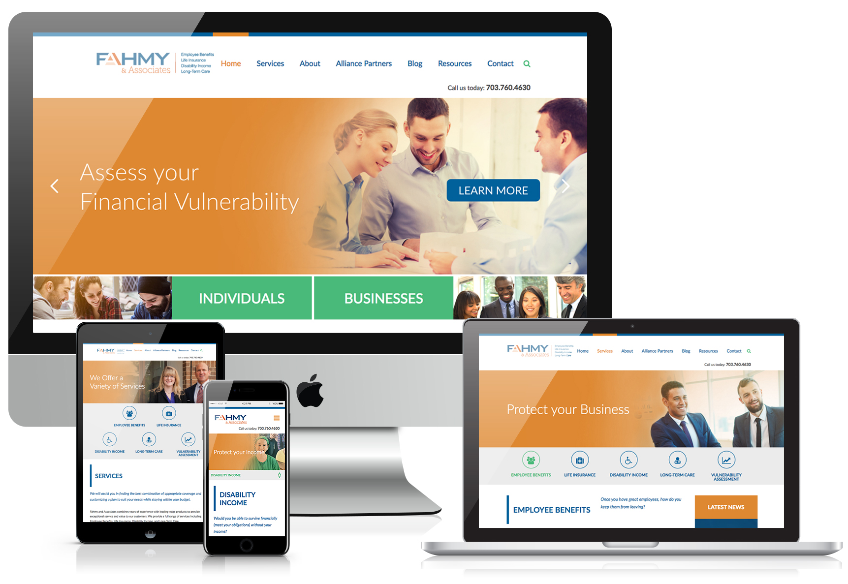 Vizual Integrated Marketing & Branding | Fahmy & Associates Website Design