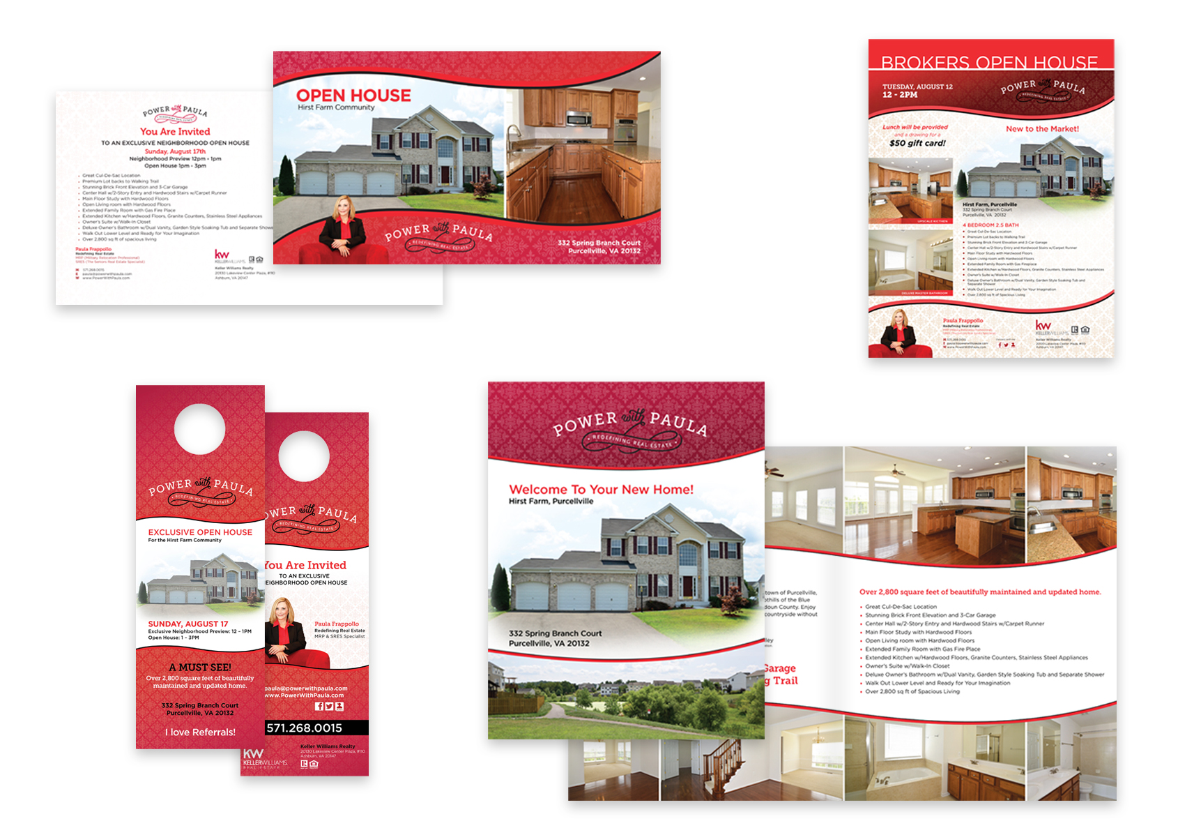 Vizual Integrated Marketing & Branding | Power with Paula Real Estate Sales Collateral