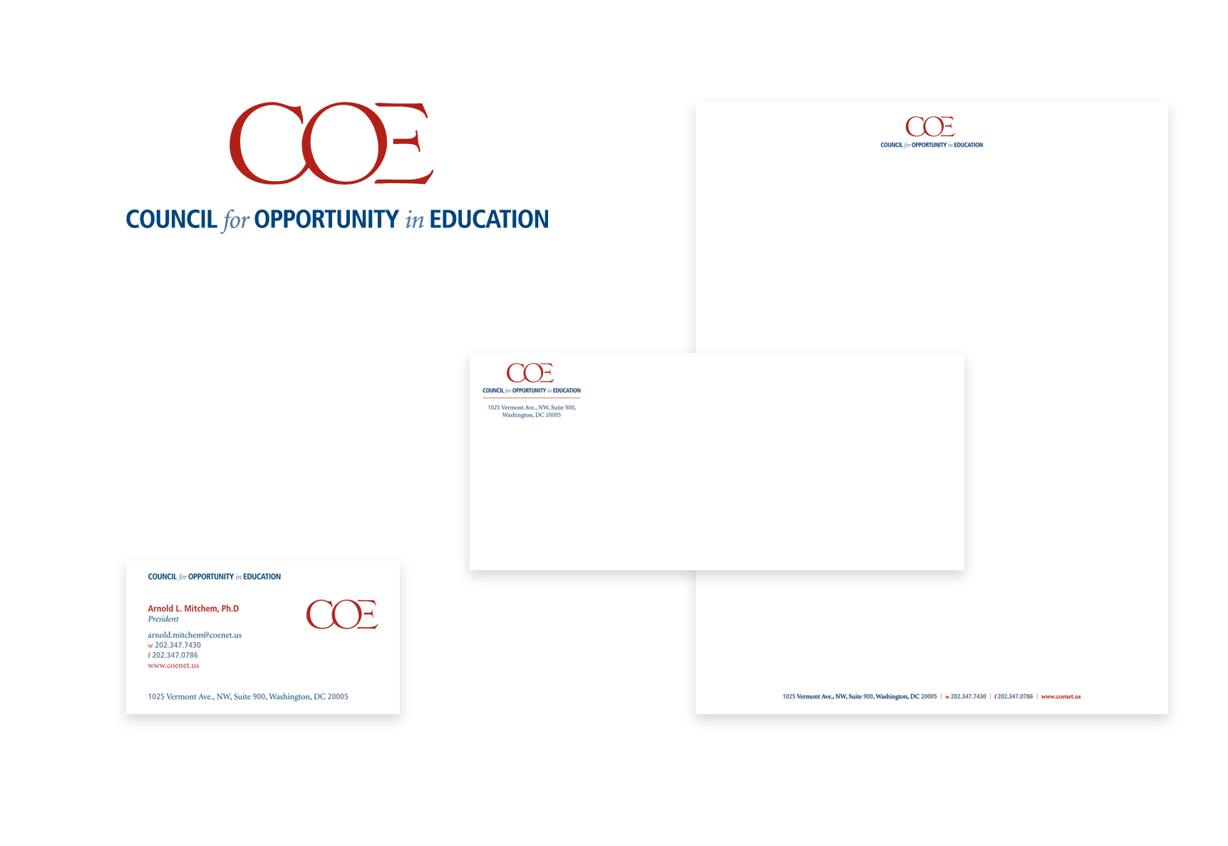 Vizual Integrated Marketing & Branding | Council for Opportunity in Education Branding